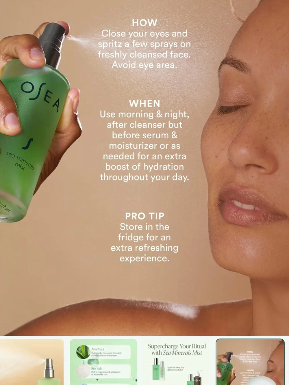 Osea face mist